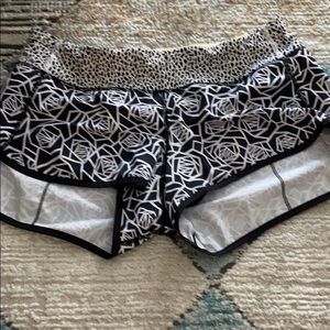 Lululemon RARE speed shorts